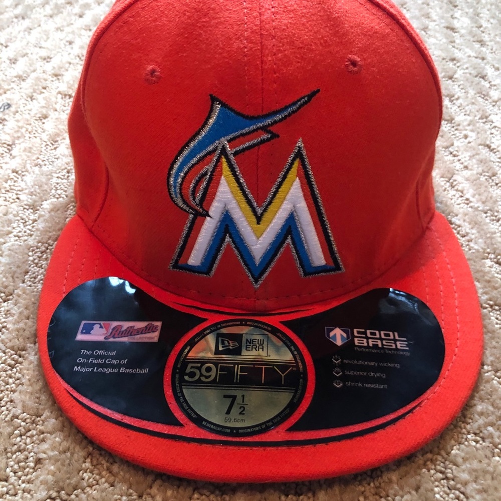 Miami Marlins Fitted Hat